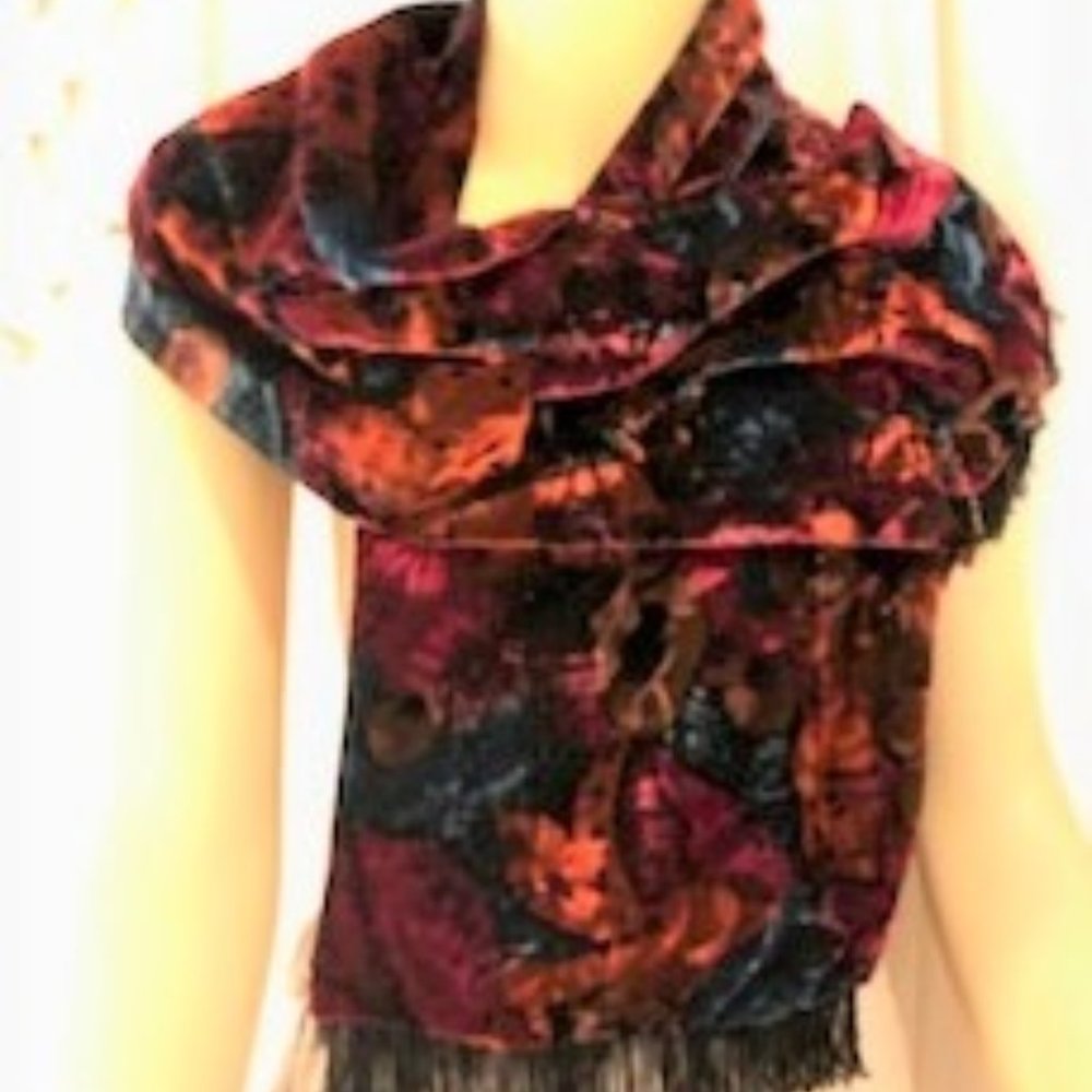 Vintage Velour Scarf